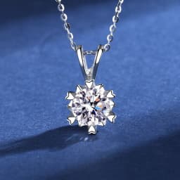 100% Real D Color Moissanite Pendant Necklace GRA Certificate for Women Wedding Bridal S925 Sterling Silver Fine Jewelry