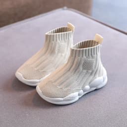 Children's Sneakers Spring Autumn Breathable Girls Causal High-top Socks Shoes Fashion Versatile Kids Causal Boys Running Shoes