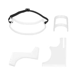 5/4Pcs Haircut Kit Beard Hair Goatee Neckline Shaving Template Hairline Beard Shaping Tool Hair Cutting Grooming Barber Supplies