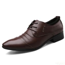 New Men's plus size shoes Trendy versatile business Flats Fashion comfort leather shoes Wedding party Male formal footwear Homme
