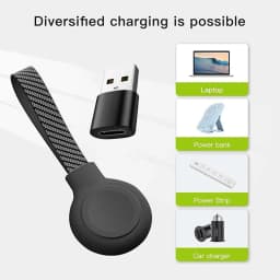 Bonola USB Type C Magnetic Watch Charger for Samsung Ultra 8/7/6 Portable Lanyard Charging Cable for Galaxy Watch 5/4 Classic