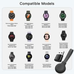 Bonola USB Type C Magnetic Watch Charger for Samsung Ultra 8/7/6 Portable Lanyard Charging Cable for Galaxy Watch 5/4 Classic
