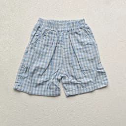 2PCS Summer Kids Boys Plaid Set Turn Down Collar Boys Polo Style Short Sleeve T-shirt + Shorts Children Polo Tee Outfit