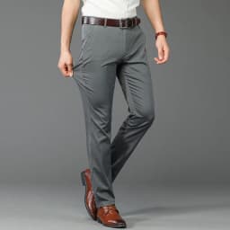 7-color Fashion Men's Business Casual Pants Spring Thin Fashion Loose Brand Breathable Male Clothing Straight Work Pants