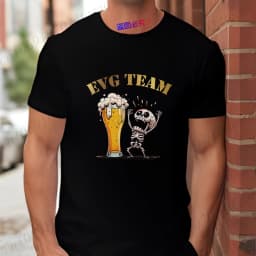 French Groom Squad Evg Team Best Man T Shirt Fashion Beer Graphic Y2k Tops Men's Single Farewell Wedding Bachelor Party Tees