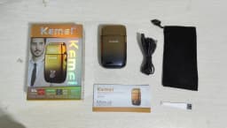 KEMEI Tx10 New Electric Shaver Portable Hair Trimmer for Men Metal Shaver Machine Beard Shaver With LCD Display Luxury Gift Box