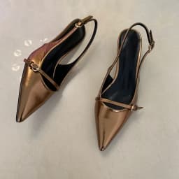 2025 Woman Sexy High Heels Women Sandals Summer Fashion Pointed Toe Low-heel Pumps Slingbacks Elegant Female Heeled Shoes
