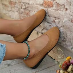 2024 Summer New Knitting Sock Sneakers Slip on Female Round Toe Plus Size Light Breathable Shoes Women's Flat Shoes