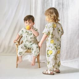 2Pcs Organic Cotton Kids Baby Sets Spring Summer Solid Tshirt Top + Pant Casual Toddler Boy Clothing