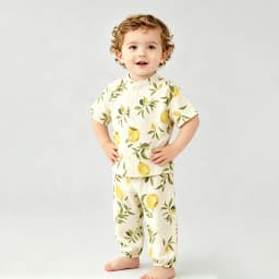 2Pcs Organic Cotton Kids Baby Sets Spring Summer Solid Tshirt Top + Pant Casual Toddler Boy Clothing