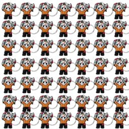 50PCS Keychains Terror Movie Character Keyring fit Friends Key Gift Car Key Accessories Horror Style Women Men Scary Key Holder