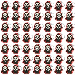 50PCS Keychains Terror Movie Character Keyring fit Friends Key Gift Car Key Accessories Horror Style Women Men Scary Key Holder