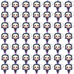 50PCS Keychains Terror Movie Character Keyring fit Friends Key Gift Car Key Accessories Horror Style Women Men Scary Key Holder