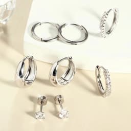 8pcs Hypoallergenic Thick Earrings Cartilage Jewelry Set