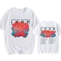 Imagine Dragons Loom Tour 2025 T-shirt Short Sleeve Men/Women Tshirts High Quality Soft Unisex Streetwear Hip Hop Fashion