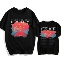 Imagine Dragons Loom Tour 2025 T-shirt Short Sleeve Men/Women Tshirts High Quality Soft Unisex Streetwear Hip Hop Fashion
