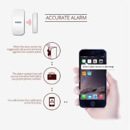 KERUI D035 433MHz Wireless Window Door Magnet Sensor Detector For W181 W184 W204 Home Security Alarm System Burglar An-theft
