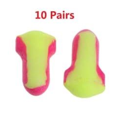 ESCAM 10 Pairs Disposable Soft Foam Earplugs Snore-Proof Sleep Ear Protector No Cords