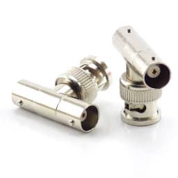 BNC Tee Monitor Coaxial Adaptor 1 In 2 BNC Male To 2 * BNC Female Video Connector Two Female To One Male T-adaptor