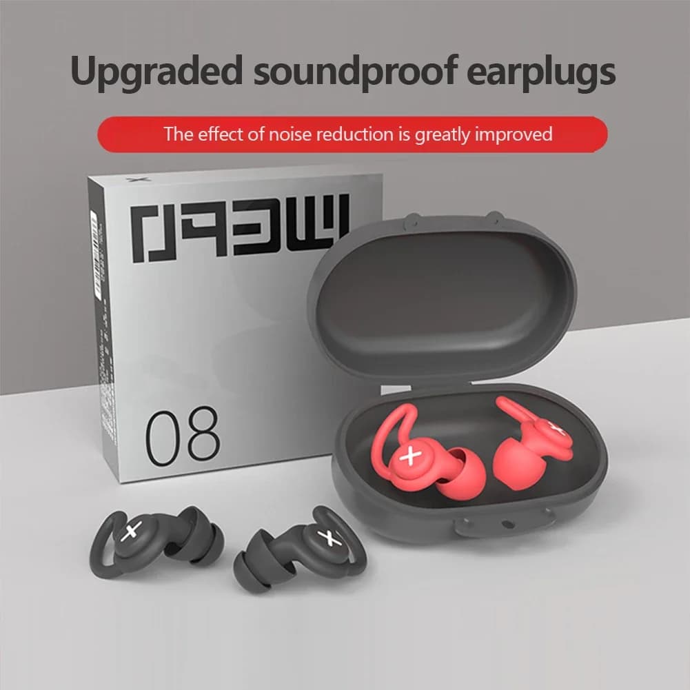 Soft Silicone Sleeping Ear Plugs Sound Insulation Ear Protection Anti-Noise Plug Sleep Noise Reduction Swim Waterproof Earplugs