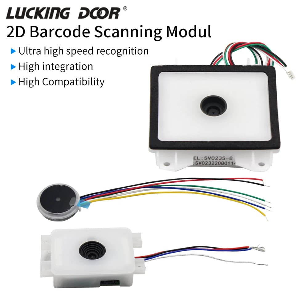 GM861S UART/USB Interface 1D/2D Bar Code QR Code Barcode Reader Module Embedded Fixed Installation White Green LED Plug And Play