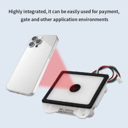 GM861S UART/USB Interface 1D/2D Bar Code QR Code Barcode Reader Module Embedded Fixed Installation White Green LED Plug And Play