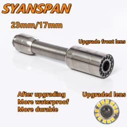Accessories 17mm/23mm Camera Head for Pipe Inspection Camera SYANSPAN Drain Sewer Pipeline Industrial Endoscope IP68 Waterproof
