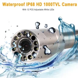 Accessories 17mm/23mm Camera Head for Pipe Inspection Camera SYANSPAN Drain Sewer Pipeline Industrial Endoscope IP68 Waterproof