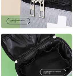 Portable Outdoor First Aid Kit Medicine Storage Bag Rescue Bag Household Children's Large Capacity Medical Kit Storage Organizer