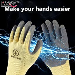 1pair Low Voltage Insulating Gloves 400V Ultra-thin Flexible Anti-electricity Security Anti-slip 220V Rubber Protective Gloves