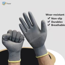10-30 Pairs of Nitrile Safety Coated Work Gloves, PU Gloves and Palm Coated Mechanical Work Gloves, Obtained CE EN388