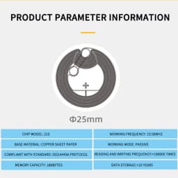 10PCS NFC Tag Nfc213 Label 213 Stickers Tags Badges Lable Sticker 13.56mhz For Huawei Share Ios13 Personal Automation Shortcuts