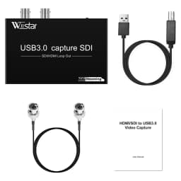 Video Capture Card UVC USB3.0 HDMI SDI To USB 3.0 Live Streaming Plate SDI HDMI Loop 1080p 60fps capture card for Mac Window