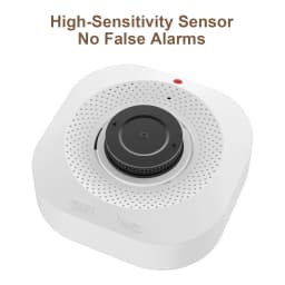 WiFi Fire Protection Smoke Sensor Alarm Detector Smart Life app and Tuya Smart app Control work with Alexa and Google assistant