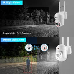 5MP Wifi PTZ IP Camera 5x Digital Zoom AI Human Detection Outdoor Wireless Surveillance CCTV IP Camera Security Protection ICSee