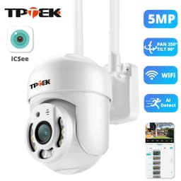 5MP Wifi PTZ IP Camera 5x Digital Zoom AI Human Detection Outdoor Wireless Surveillance CCTV IP Camera Security Protection ICSee