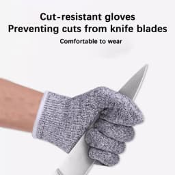 Security Protection Anti-Cut Gloves, Cut proof, stab resistant, stainless steel wire, metal mesh, butcher work