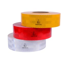 High Intensity Reflective Adhesive Tape 5cm*5m Diamond Grade Red White Yellow Waterproof Car Stickers Reflectors Strip For Truck