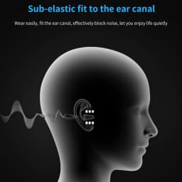 TISHRIC Earplugs Soft Sponge Ear Plugs Noise Reduction Sleeping Earplug Travel Noise Reduction Rate 35.5db Sound Insulation
