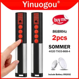 SOMMER 868MHz 4020 TX03-868-4 4026 TX03-868-2 Garage Remote Control Replacement Garage Command Door Opener 4011 4025 4031 4035
