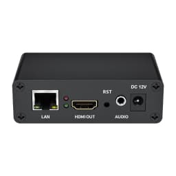 Low Cost IP to HDMI Video Decoder Stream H.265 H.264 RTSP SRT RTSP Rtmp USB Flash Disk Player