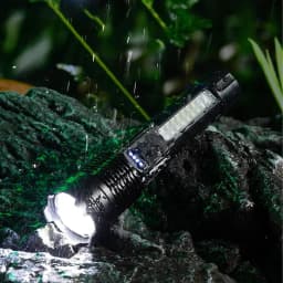 High Power LED Flashlight USB Rechargeable Torch Strong Light Flashlight Long Range Tactical Zoom Lamp Outdoor Camping Lantern