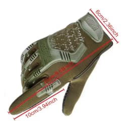 Men's Full Finger Protective Gloves - Training & Fighting Camouflage Gloves for Outdoor Bicycle Riding & Tactical Use