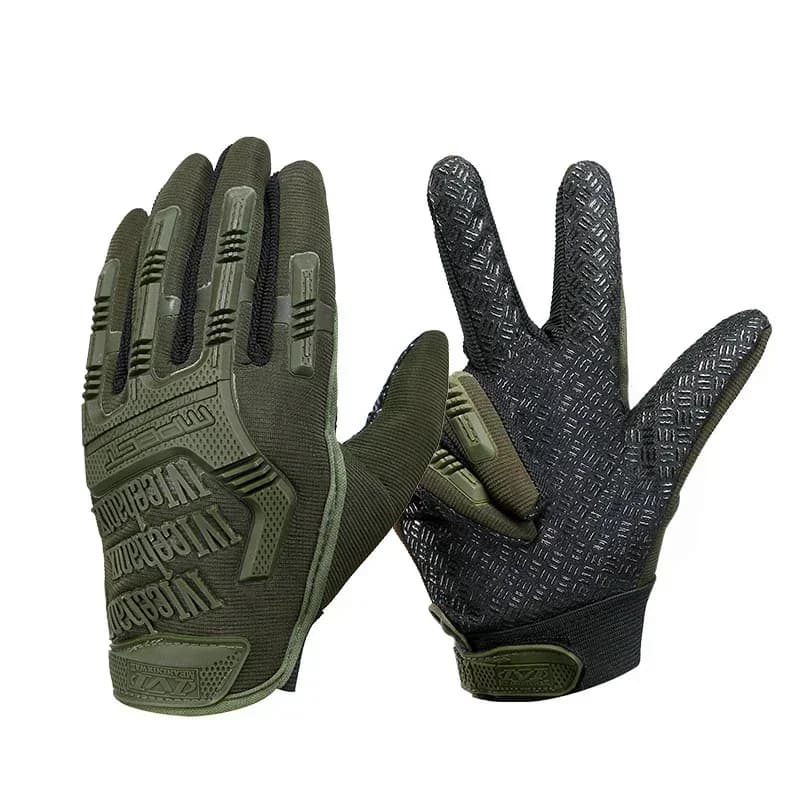 Men's Full Finger Protective Gloves - Training & Fighting Camouflage Gloves for Outdoor Bicycle Riding & Tactical Use