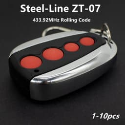 1-10pcs Steel-Line ZT-07 Garage Door Remote Control Use With Steel-Line SD800 & SD1200 Sectional RD800 Roller Door Motor