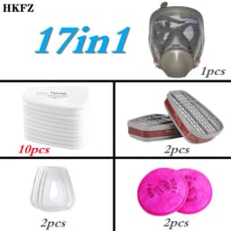 6800 Gas Mask Anti-Fog Full Face Respirator Industrial Painting Spraying Respirator Safety Work Filter Formaldehyde Protection