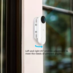 Suitable For Google Nest Doobell (Battery) Blink Video Doorbell Bracket Angle Adjustable Visual Rotation Bracket