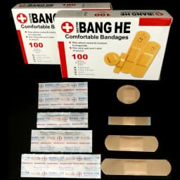 100Pcs/Pack Waterproof Wound Adhesive Paster Home Travel First Aid Kit Supplies Medical Anti-Bacteria Band Aid Bandages Sticker