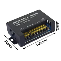 DC 12V Door Access Control System Switch Power Supply 3A 5A AC 100~240V For Electric Lock RFID Fingerprint Access Control System