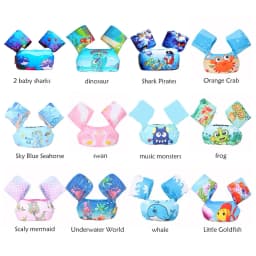 Children's Life Jacket Swimming Float Arm Band Cartoon Emergency First Aid Buoy for Pool Safety